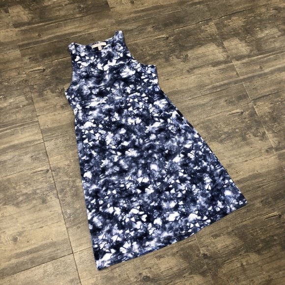 Athleta Santorini High Neck Printed Dress Rip Tide Tie Dye Sleeveless Size XS - Picture 1 of 9